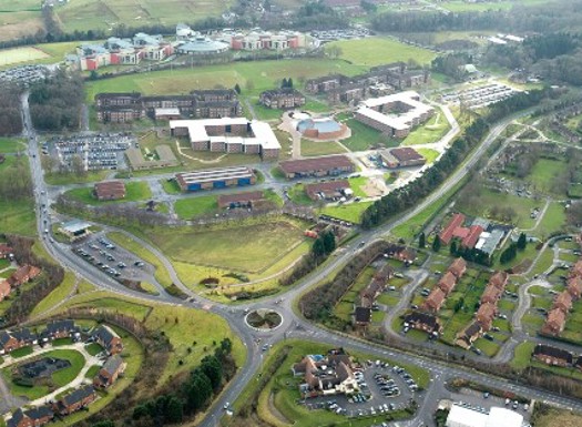 Aerial photo of the Defence Academy