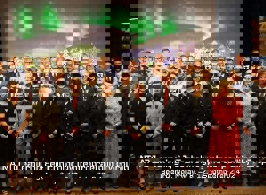 Attendees of the NATO workshop in Norway. 