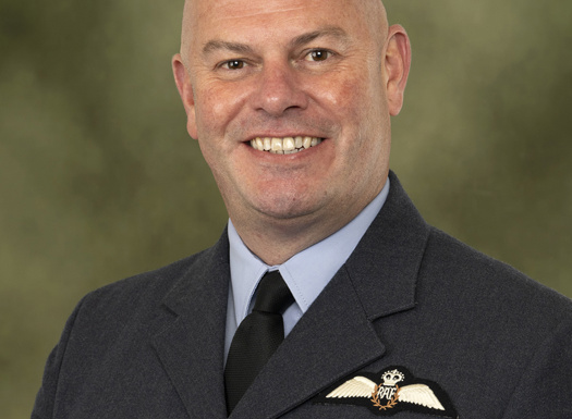 A headshot of an RAF Air Commodore. 