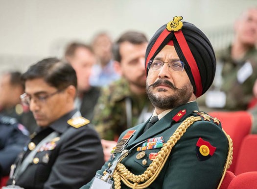 Defence Attache in uniform 